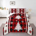 thumbnail image 1 of Castle Fairy 3-Piece Xmas Tree Snowflake Full Comforter Set, 1 of 8