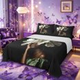 thumbnail image 1 of Castle Fairy Classic White Floral Queen Sheets 4 Pieces,Black Kawaii Princess Queen Sheet Sets,Green Ivory Cream,1 Fitted Sheet, 1 Flat Sheet and 2 Pillowcases, 1 of 6