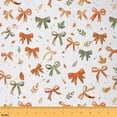 thumbnail image 1 of Castle Fairy Colorful Bowknot Fabric by the Yard 1 Yard,Tree Leaves Home Decor Fabric by the Yard,Dreamy Princess Room Decor Fabric by the Yard,Lightweight Cute Room Decor, 1 of 6