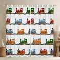 thumbnail image 1 of Castle Fairy Colorful Train Black Out Curtains for Boys Teens Men,Steam Engine Curtains Pack Of 2 (42X63 Each),Railway Railroad Bedroom Curtains,Luxury Bedroom Decor, 1 of 6