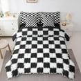 thumbnail image 1 of Castle Fairy Cow Print 7 Pieces Bedding Comforter Set for Teens,Geometric Plaid Full Bedding Set Lightweight,Rustic Farmhouse Fitted Sheet Flat Sheet,Microfiber Bedroom Decor, 1 of 8