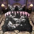 thumbnail image 1 of Castle Fairy Crystal Butterfly 7-Piece Twin Bedding Sets for Teens Girls Women,Bling Splash Glitter Bedding Comforter Set,Dreamy Princess Breathable Sheet Sets,Ultra Soft Home Decor, 1 of 8
