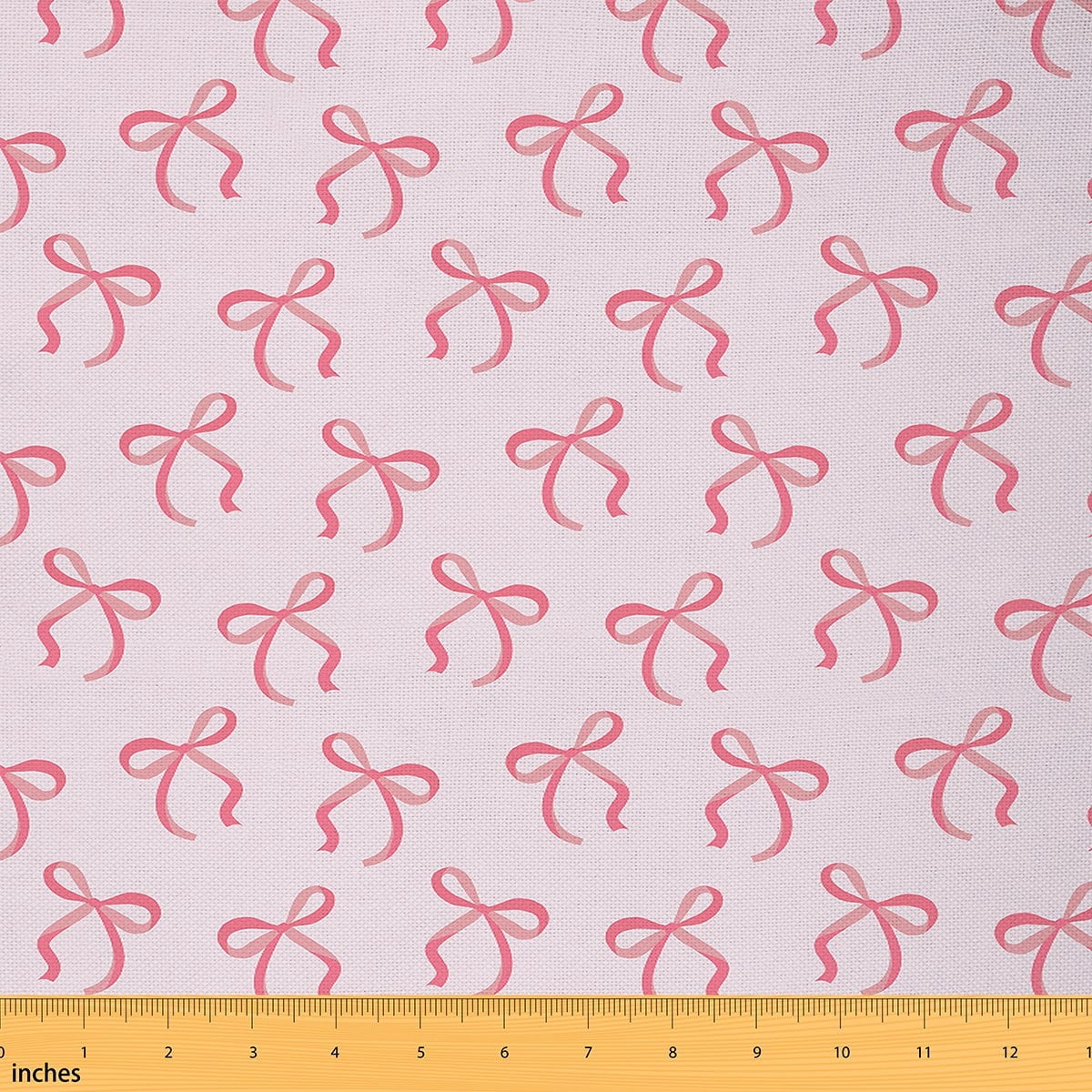Castle Fairy Cute Bow-Tie Fabric by the Yard 2 Yard,Pink Bowknot Sewing Fabric,Kawaii Bow Home Decor Fabric by the Yard,Super Cozy Cartoon Room Decor