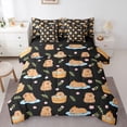thumbnail image 1 of Castle Fairy Cute Floral Capybara Twin Bedding Sets,Kawaii Animal Bedding Comforter Set, 1 of 8
