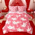 thumbnail image 1 of Castle Fairy Cute Salamander Bedding Comforter Set,Kawaii Axolotl Full Bedding Set, 1 of 8