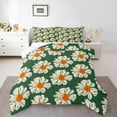 thumbnail image 1 of Castle Fairy Daisy Flower 3-Piece Full Size Comforter Sets for Teenagers,Spring Graden Bedding Comforter Set,Rustic Vintage Lightweight Bedding Sets,Super Cozy Room Decor, 1 of 8