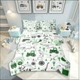 thumbnail image 1 of Castle Fairy Dino Excavator 7 Pieces Bedding Comforter Set for Child,Cartoon Car Full Bedding Set Lightweight,Construction Vehicles Fitted Sheet Flat Sheet,Lightweight Room Decor, 1 of 8