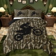 thumbnail image 1 of Castle Fairy Dirt Bike Twin Comforter Sets for Adults,Vintage Camouflage Bedding Set, 1 of 8