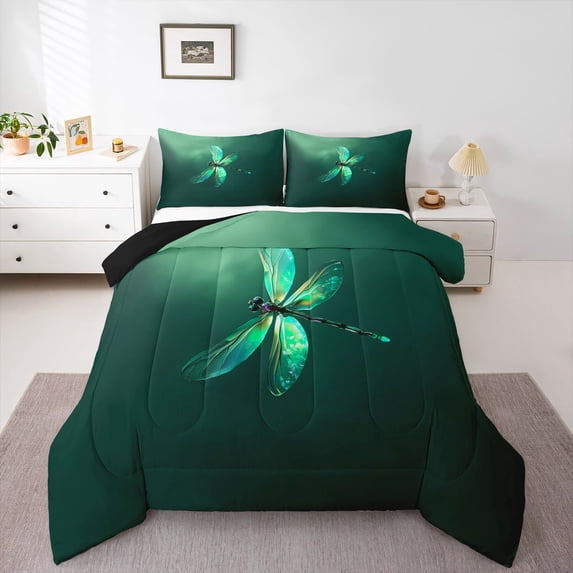 Castle Fairy Dragonfly Full Size Comforter Sets,Mother'S Day Caring Gifts Bedding Sets