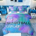 thumbnail image 1 of Castle Fairy 7-Piece Basketball Full Bedding Comforter Set, 1 of 8