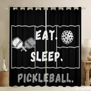 Castle Fairy Football Print Boy Black Out Curtains,Sport Football Print Curtains Pack Of 2 (42X63 Each),Ball Game Bedroom Curtains,Ultra Soft Home Decor