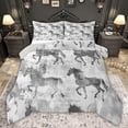 thumbnail image 1 of Castle Fairy Farm Horse Queen Comforter Set,Farmhouse Animal Bedding Comforter Set, 1 of 8