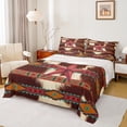 thumbnail image 1 of Castle Fairy Farmhouse Cow Print Bed Sheets,Bohemian Tribal Aztec King Sheets, 1 of 7