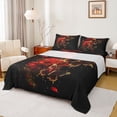 thumbnail image 1 of Castle Fairy Female Floral Rose Bed Sheets,Romantic King Sheets, 1 of 7
