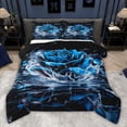 thumbnail image 1 of Castle Fairy Female Floral Rose Full Size Comforter Sets,Romantic Festival Bedding Sets, 1 of 8