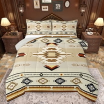 Castle Fairy 2-Piece Twin Comforter Set, Hippie Aztec Bohemian Tribal Microfiber