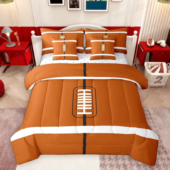 Castle Fairy Female Men Basketball Game Twin Bedding Sets 7-Piece,Ball Gamer Bedding Comforter Set Microfiber,Sport Theme Breathable Sheet Sets,Lightweight Room Decor,Reversible