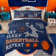 thumbnail image 1 of Castle Fairy Female Men Eat Sleep Basketball Bedding Comforter Set 2pcs,Sport Gaming Twin Comforter Sets Microfiber,Ball Game Breathable Bedding Set,Super Cozy Room Decor,Reversible, 1 of 8