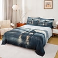 thumbnail image 1 of Castle Fairy Female Men Flying Plane Queen Sheet Sets,Transportation Bed Set, 1 of 7