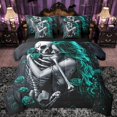thumbnail image 1 of Castle Fairy 7-Piece Skeleton Rose King Bedding Comforter Set, 1 of 8