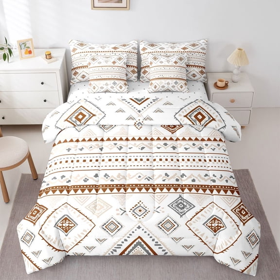 Castle Fairy Female Men Hippie Aztec Twin Bedding Sets,Bohemian Bedding Comforter Set