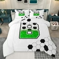 thumbnail image 1 of Castle Fairy Female Men Women Personalized Initial B Full Size Comforter Sets 3-Piece,Gradient Bling Glitter Bedding Comforter Set,Abstract Honeycomb Sport Soccer Lightweight Bedding Sets, 1 of 8