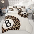 thumbnail image 1 of Castle Fairy Female Men Women Sport Billiards Bedding Comforter Set 2pcs,Jungle Animal Cheetah Print Twin Comforter Sets Microfiber,Black Brown Breathable Bedding Set,Super Cozy Room Decor, 1 of 8