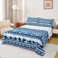 thumbnail image 1 of Castle Fairy Female Men Women Western Cowboy Full Size Sheets 4-Piece,Tribal Aztec Breathable Bed Sheets,Lodge Cabin Lightweight Sheet Sets,Luxury Bedroom Decor, 1 of 7