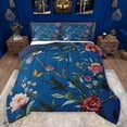 thumbnail image 1 of Castle Fairy Floral Butterflies Birds 3 Pieces Queen Comforter Set for Teens Adults,Retro Vintage Luxury Aesthetic Ultra Soft Bedding Sets,Chic Flowers Blossoms Bedding Comforter Set Breathable, 1 of 8