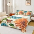thumbnail image 1 of Castle Fairy Floral Butterfly 4 Pieces Queen Sheet Sets for Teens,Spring Garden Flowers Ultra Soft Flat Sheet,Retro Exotic Style Queen Fitted Sheet,Ultra Soft Home Decor, 1 of 7