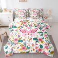 thumbnail image 1 of Castle Fairy Floral Butterfly Bedding Comforter Set,Spring Garden Full Bedding Set, 1 of 8