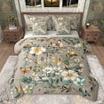 thumbnail image 1 of Castle Fairy Floral Flying Butterfly Bedding Comforter Set 7-Piece for Teens,Retro Vintage Aesthetic King Bedding Sets,Spring Garden Flowers Blossoms Ultra Soft Bed Sheets,Microfiber Bedroom Decor, 1 of 8