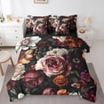 thumbnail image 1 of Castle Fairy Floral Rose 7 Pieces Bedding Comforter Set for Teenagers,Chic Flower Full Bedding Set Lightweight,Spring Graden Fitted Sheet Flat Sheet,Super Cozy Room Decor, 1 of 8