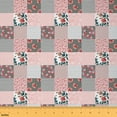 thumbnail image 1 of Castle Fairy Floral Rose Fabric by the Yard 1 Yard,Geometric Lattice Home Decor Fabric by the Yard,Bohemian Paisley Room Decor Fabric by the Yard,Microfiber Bedroom Decor, 1 of 6