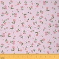 thumbnail image 1 of Castle Fairy Floral Rose Fabric by the Yard 1 Yard,Spring Graden Home Decor Fabric by the Yard,Chic Flower Room Decor Fabric by the Yard,Microfiber Bedroom Decor, 1 of 6