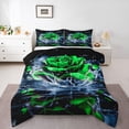 thumbnail image 1 of Castle Fairy Floral Rose Queen Comforter Set,Romantic Festival Bedding Comforter Set, 1 of 8