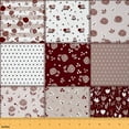 thumbnail image 1 of Castle Fairy Flower Rose Fabric by the Yard 10 Yards,Polka Dots Room Decor Fabric by the Yard,Geometric Lattice Fabric for Sewing,Breathable Home Decor, 1 of 6