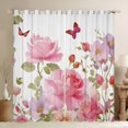thumbnail image 1 of Castle Fairy Flying Butterflies Curtains Pack of 2 (42x84 Each) for Girls Boys,Spring Garden Rose Curtains Blackout,Dreamy Princess Bedroom Curtains,Super Cozy Room Decor, 1 of 6