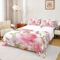 thumbnail image 1 of Castle Fairy Flying Butterflies Twin Sheet Sets 3pcs for Girls Boys,Spring Garden Rose Twin Fitted Sheet Microfiber,Dreamy Princess Breathable Flat Sheet,Super Cozy Room Decor, 1 of 7
