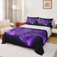 thumbnail image 1 of Castle Fairy Flying Butterfly 3pcs Twin Sheet Sets,Black Purple Twin Fitted Sheet,Neon Gradient Breathable Flat Sheet,Ultra Soft Animal Home Decor, 1 of 7
