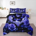 thumbnail image 1 of Castle Fairy Flying Butterfly Twin Comforter Sets,Romantic Love Heart Bedding Set, 1 of 8