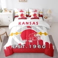 thumbnail image 1 of Castle Fairy Football Gamer Bedding Comforter Set,Sport Queen Bedding Sets, 1 of 8