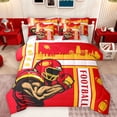 thumbnail image 1 of Castle Fairy Football Gamer Twin Bedding Sets 7-Piece for Boys Girls,Ball Game Bedding Comforter Set Microfiber,Sport Gaming Breathable Sheet Sets,Lightweight Room Decor,Reversible, 1 of 8
