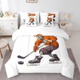 thumbnail image 1 of Castle Fairy Gamer Ice Hockey 7 Pieces Bedding Comforter Set for Teens Boys Girls,Sport Theme Full Bedding Set Lightweight,Gothic Style Fitted Sheet Flat Sheet,Super Cozy Room Decor, 1 of 8