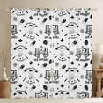 thumbnail image 1 of Castle Fairy Gamer Ice Hockey Curtains Pack Of 2 (42X84 Each) for Teens Women Men,Sport Theme Curtains Blackout,Black White Bedroom Curtains,Super Cozy Room Decor, 1 of 6