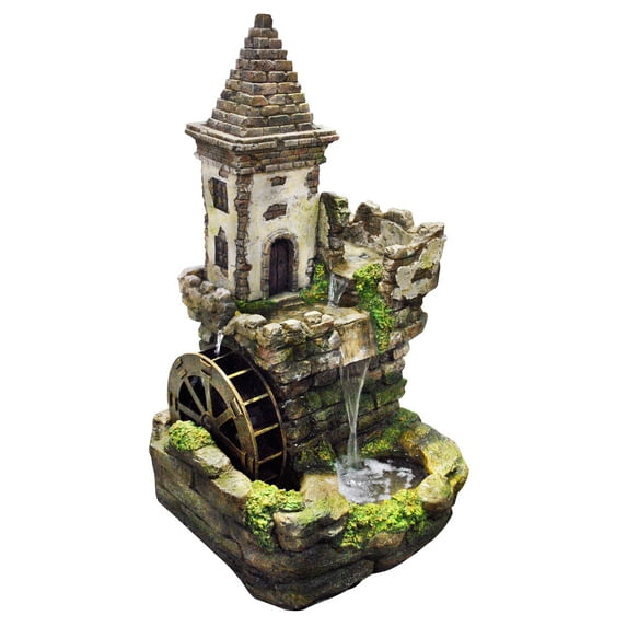 Castle Fairy Garden Fountain