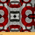 thumbnail image 1 of Castle Fairy Geometric Circle Fabric by the Yard 3 Yards,Bohemian Theme Sewing Fabric,Abstract Vintage Fabric for Sewing,Breathable Home Decor, 1 of 6