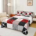 thumbnail image 1 of Castle Fairy 4-Piece King Volleyball Plaid Sheets, 1 of 7