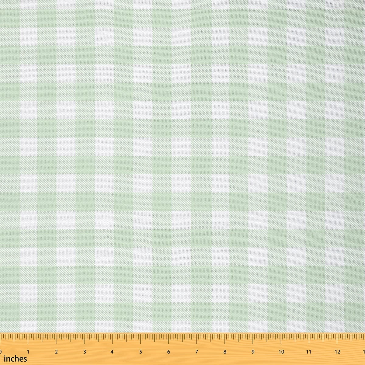 Castle Fairy Geometric Plaid Fabric by the Yard 1 Yard for Teens,Green White Home Decor Fabric by the Yard,Minimalist Lattice Room Decor Fabric by the Yard,Luxury Bedroom Decor