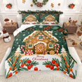 thumbnail image 1 of Castle Fairy Gingerbread Man Candy Cane 2Pcs Bedding Comforter Set for Kids Children Boys Girls,Merry Christmas Twin Comforter Sets,Xmas Festival Theme Breathable Bedding Set,Breathable Home Decor, 1 of 8